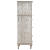  Coaster Furniture Evangeline 223395 6-Drawer Bedroom Chest - Silver Oak IMAGE 8