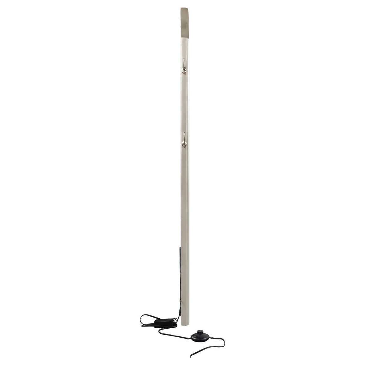  Coaster Furniture Evangeline 223400 Full Length LED Light Floor Mirror - Silver Oak IMAGE 8