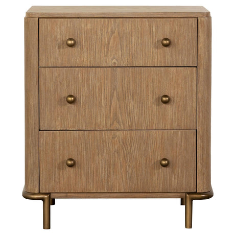  Coaster Furniture Arini 224302 3-Drawer Nightstand - Sand Wash IMAGE 3