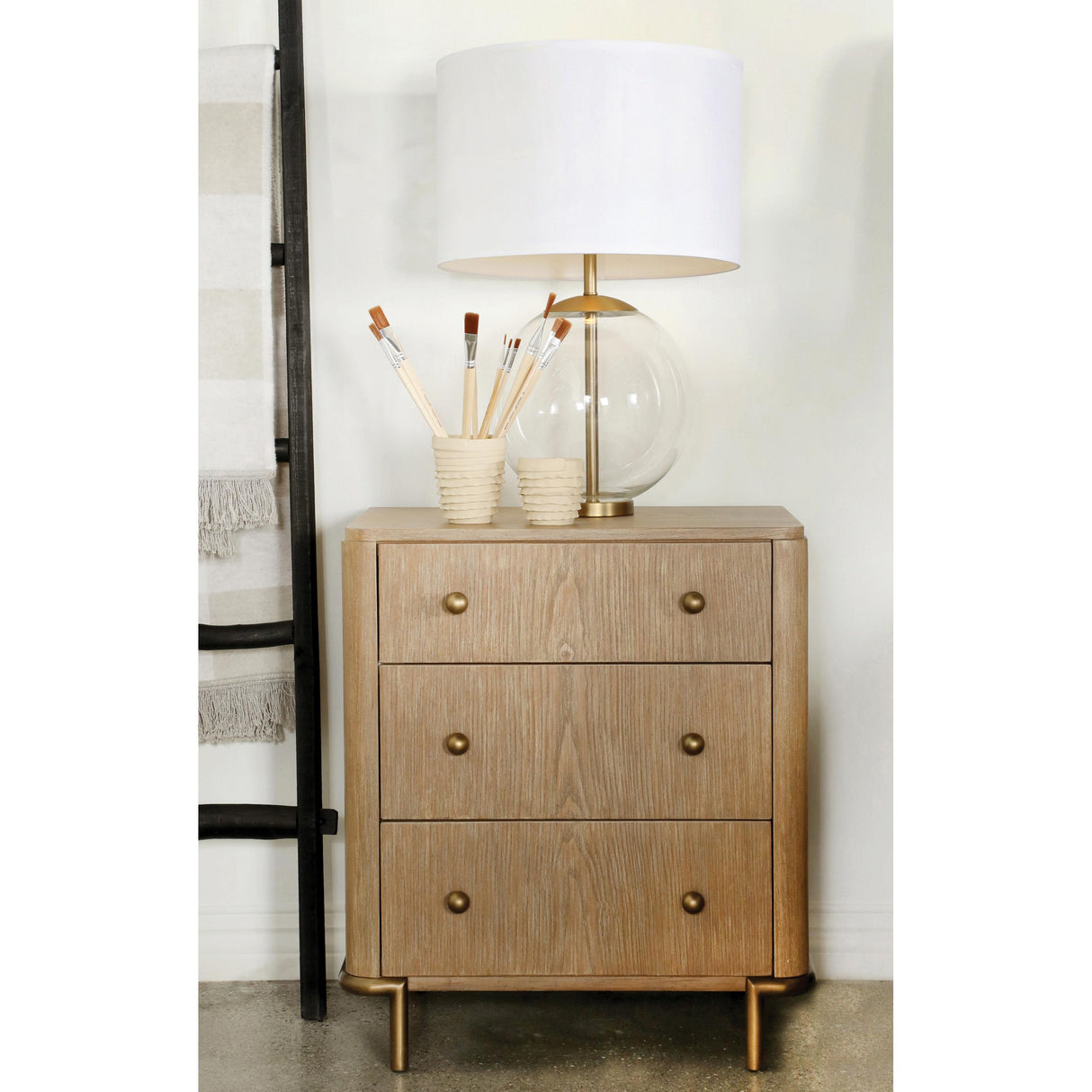  Coaster Furniture Arini 224302 3-Drawer Nightstand - Sand Wash IMAGE 8