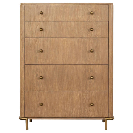  Coaster Furniture Arini 224305 5-Drawer Bedroom Chest - Sand Wash IMAGE 3