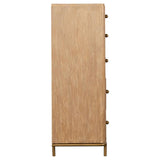  Coaster Furniture Arini 224305 5-Drawer Bedroom Chest - Sand Wash IMAGE 7