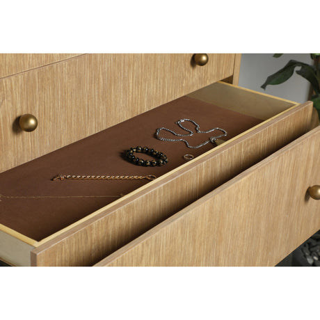  Coaster Furniture Arini 224305 5-Drawer Bedroom Chest - Sand Wash IMAGE 9