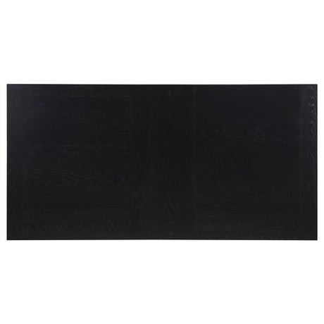  Coaster Furniture Catherine 106251 Rectangular 84-inch Wood Dining Table - Black IMAGE 6