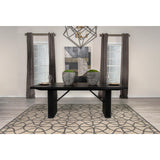  Coaster Furniture Catherine 106251 Rectangular 84-inch Wood Dining Table - Black IMAGE 8