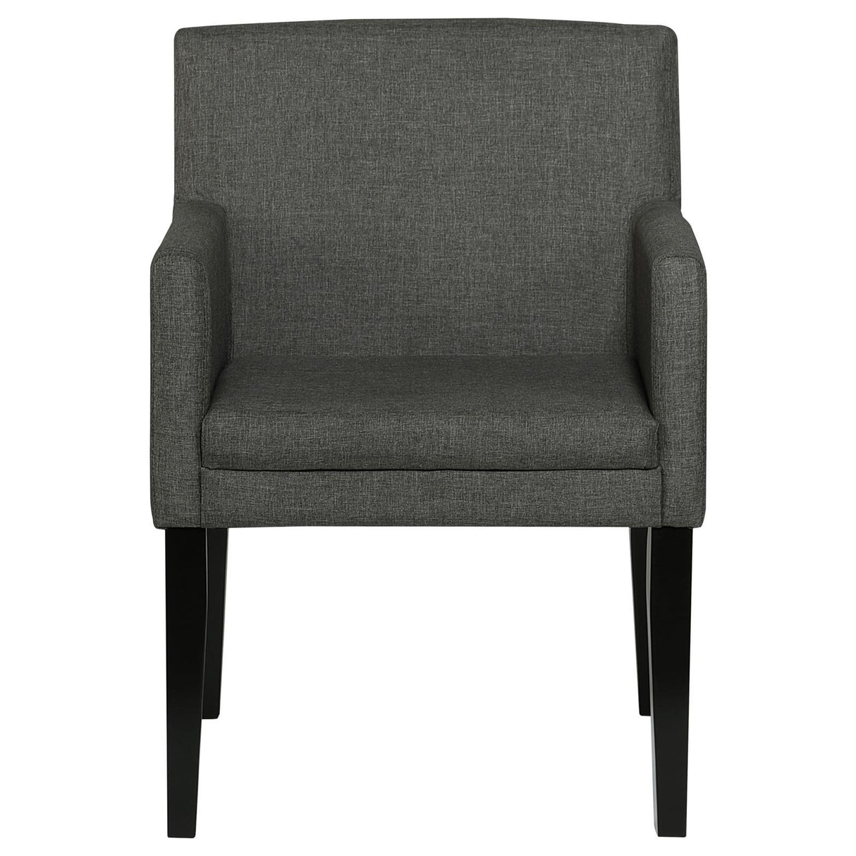  Coaster Furniture Catherine 106252 Upholstered Dining Arm Chair - Grey IMAGE 3