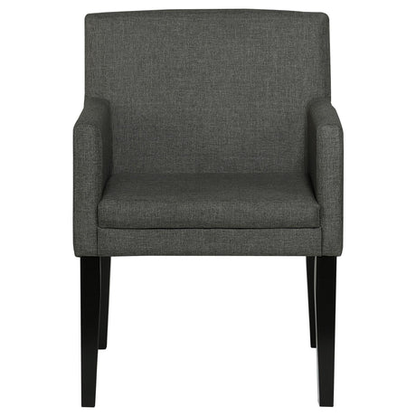  Coaster Furniture Catherine 106252 Upholstered Dining Arm Chair - Grey IMAGE 3