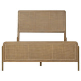 Coaster Furniture Arini 224300KE Rattan Eastern King Panel Bed - Sand Wash and Natural IMAGE 3