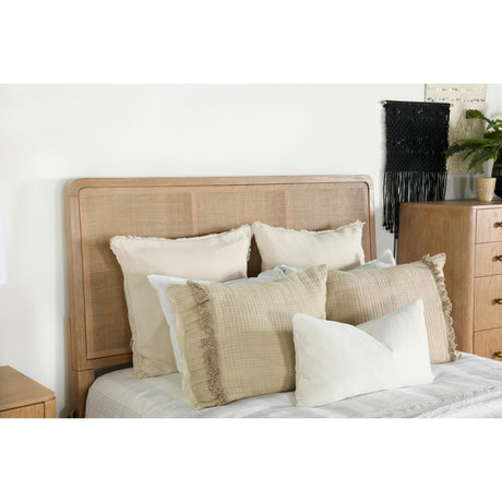  Coaster Furniture Arini 224300Q Rattan Queen Panel Bed - Sand Wash and Natural Cane IMAGE 13