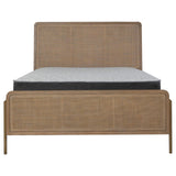  Coaster Furniture Arini 224300Q Rattan Queen Panel Bed - Sand Wash and Natural Cane IMAGE 8