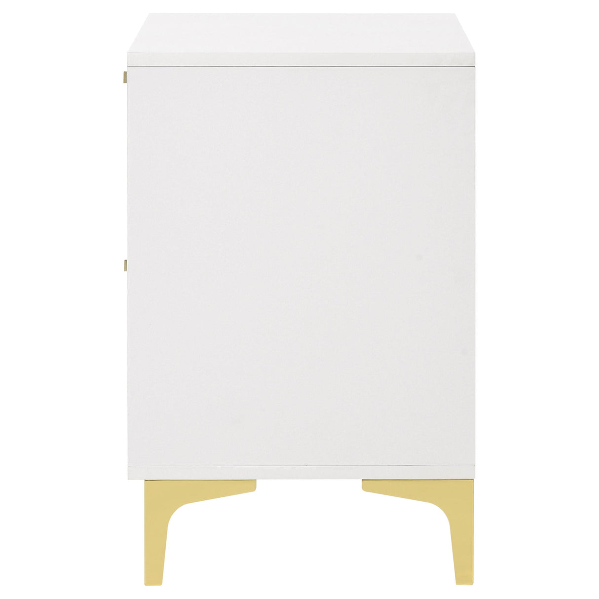  Coaster Furniture Kendall 224402 2-Drawer Nightstand - White IMAGE 4