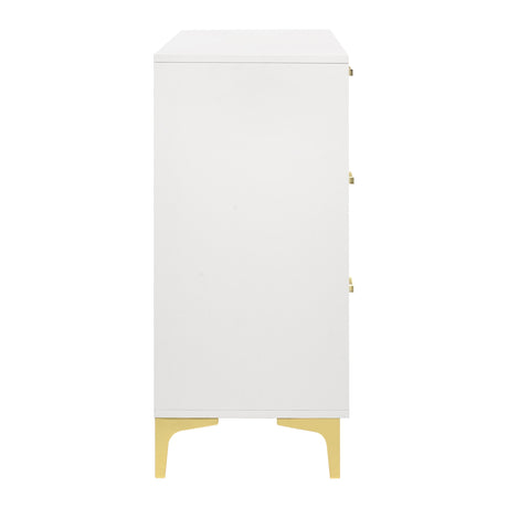  Coaster Furniture Kendall 224403 6-Drawer Dresser - White IMAGE 5