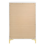  Coaster Furniture Kendall 224405 5-Drawer Bedroom Chest - White IMAGE 4