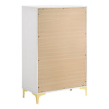  Coaster Furniture Kendall 224405 5-Drawer Bedroom Chest - White IMAGE 6