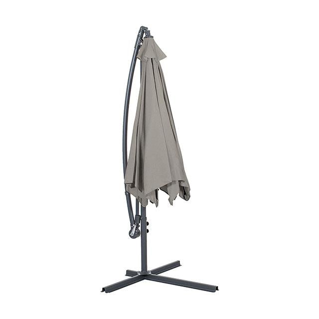  Furniture of America Glam GM-3003GR Cantilever Umbrella w/ LED IMAGE 3