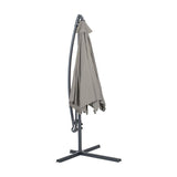  Furniture of America Glam GM-3003GR Cantilever Umbrella w/ LED IMAGE 3