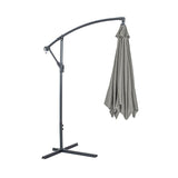  Furniture of America Glam GM-3003GR Cantilever Umbrella w/ LED IMAGE 4