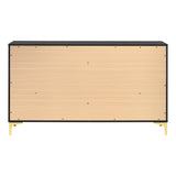  Coaster Furniture Kendall 224453 6-Drawer Dresser - Black IMAGE 4