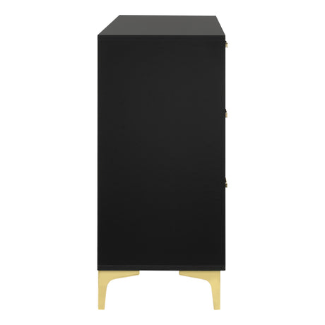  Coaster Furniture Kendall 224453 6-Drawer Dresser - Black IMAGE 5