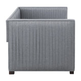  Coaster Furniture Brodie 300554 Upholstered Twin Daybed with Trundle - Grey IMAGE 5