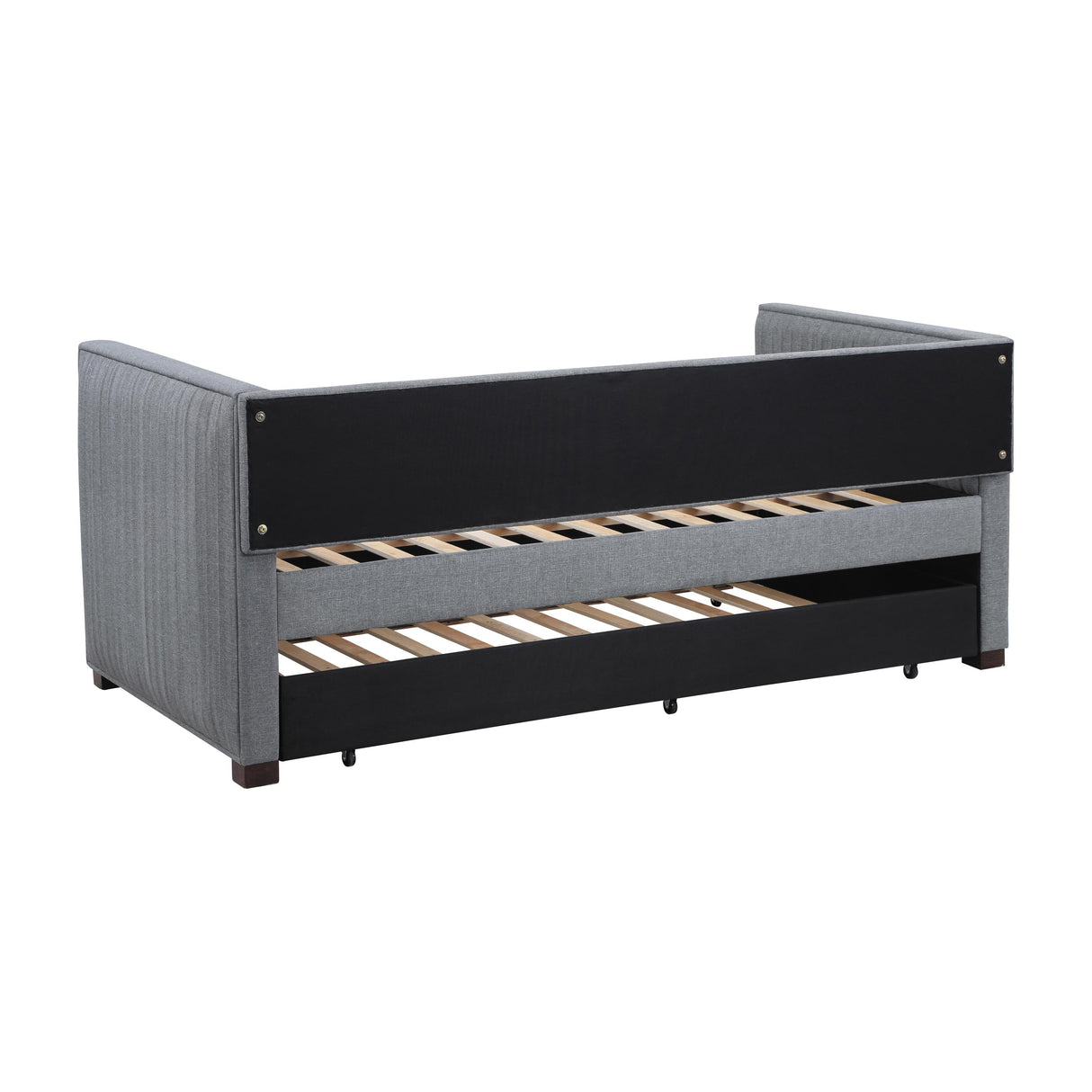  Coaster Furniture Brodie 300554 Upholstered Twin Daybed with Trundle - Grey IMAGE 6