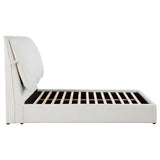  Coaster Furniture Gwendoline 306040Q Upholstered Queen Panel Bed - White IMAGE 9