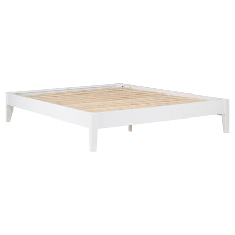  Coaster Furniture Hounslow 306128Q Queen Universal Platform Bed - White IMAGE 3