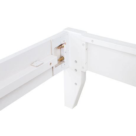  Coaster Furniture Hounslow 306128Q Queen Universal Platform Bed - White IMAGE 7