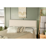  Coaster Furniture Pirro 315980K Upholstered King Panel Headboard - Sand IMAGE 7