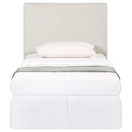  Coaster Furniture Pirro 315980T Upholstered Twin Panel Headboard - Sand IMAGE 2