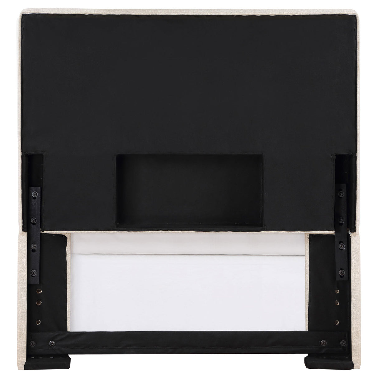  Coaster Furniture Pirro 315980T Upholstered Twin Panel Headboard - Sand IMAGE 4