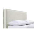  Coaster Furniture Izzy 315985K Upholstered King Panel Headboard - Sand IMAGE 1