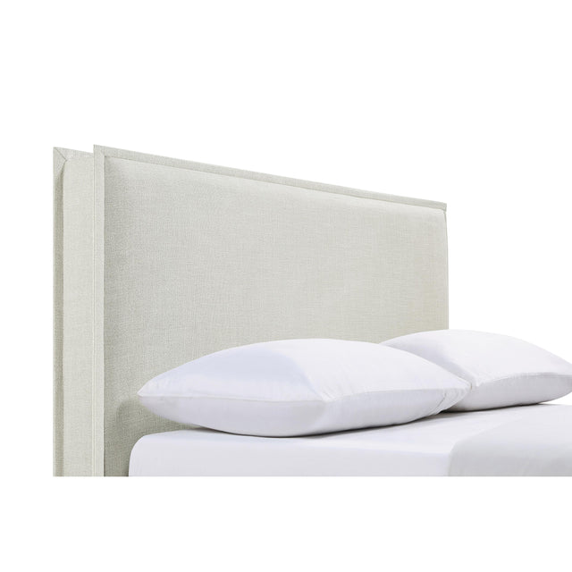  Coaster Furniture Izzy 315985QF Upholstered Queen or Full Panel Headboard - Sand IMAGE 1