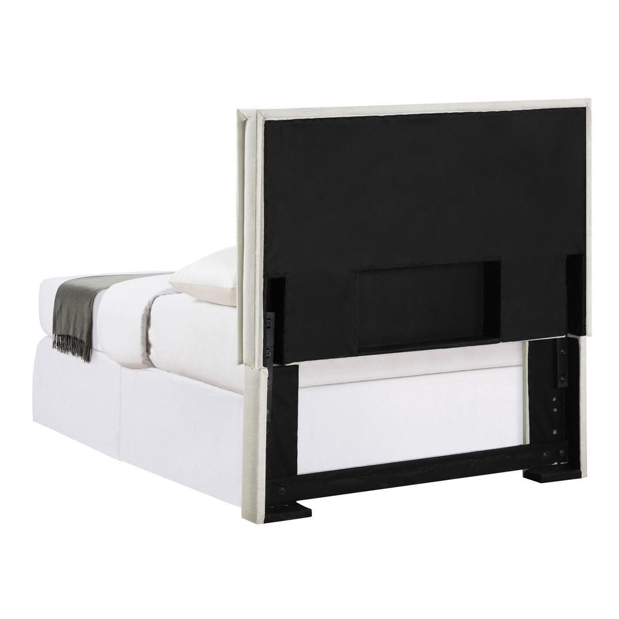  Coaster Furniture Izzy 315985T Upholstered Twin Panel Headboard - Sand IMAGE 4