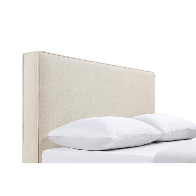  Coaster Furniture Kosmo 315993QF Upholstered Queen or Full Panel Headboard - Sand IMAGE 1