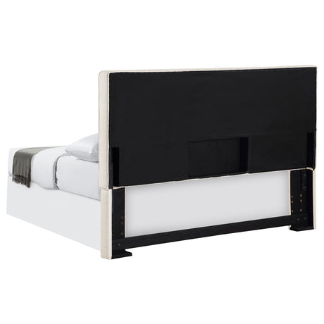  Coaster Furniture Kosmo 315993QF Upholstered Queen or Full Panel Headboard - Sand IMAGE 5