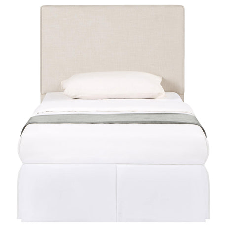  Coaster Furniture Kosmo 315993T Upholstered Twin Panel Headboard - Sand IMAGE 4