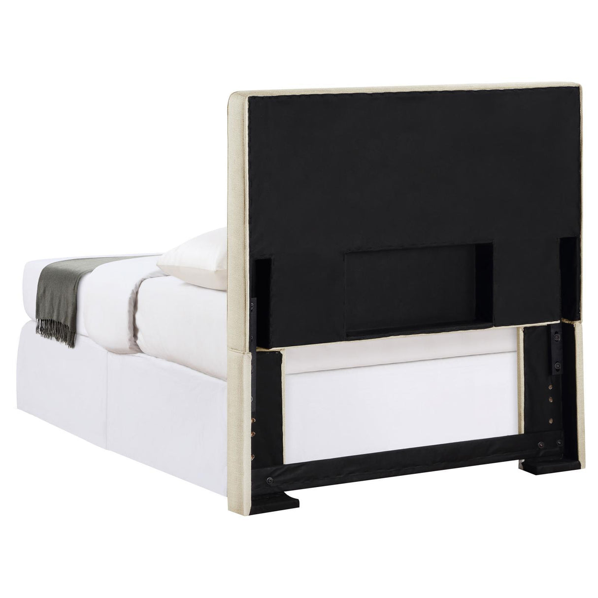  Coaster Furniture Kosmo 315993T Upholstered Twin Panel Headboard - Sand IMAGE 5