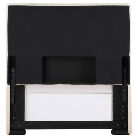  Coaster Furniture Kosmo 315993T Upholstered Twin Panel Headboard - Sand IMAGE 6