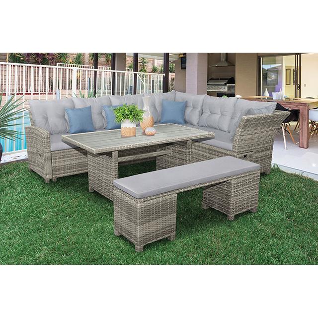  Furniture of America Malia GM-1002-5PK 5 pc Sectional Set w/ Bench IMAGE 2