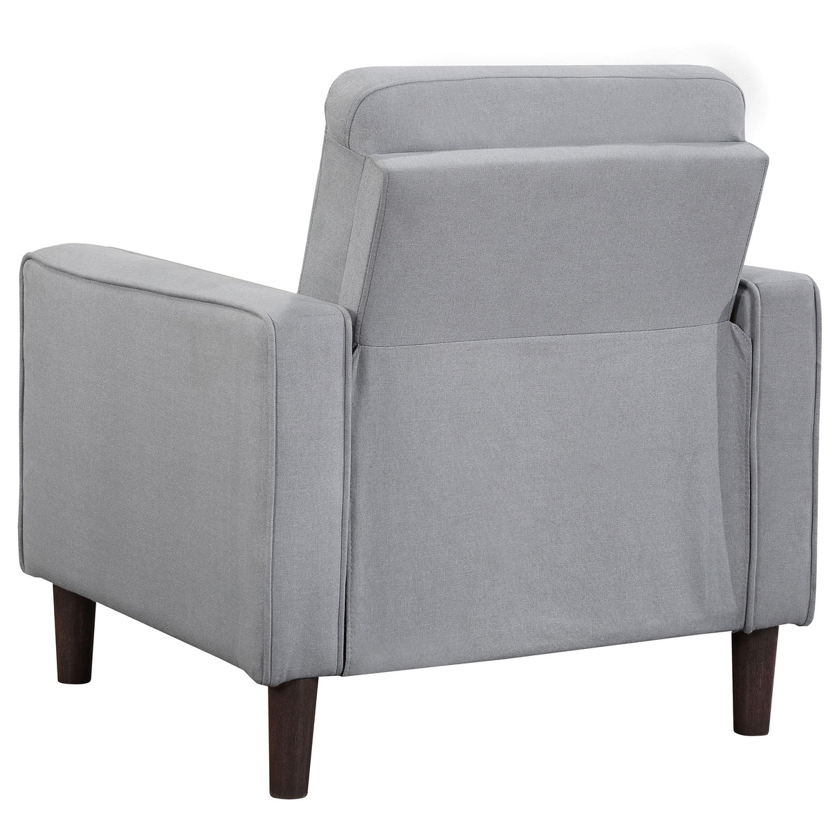  Coaster Furniture Bowen 506783 Upholstered Track Arm Tufted Accent Chair - Grey IMAGE 5