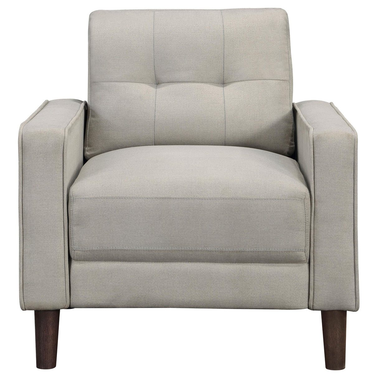  Coaster Furniture Bowen 506787 Upholstered Track Arm Tufted Accent Chair - Beige IMAGE 2