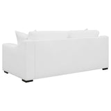  Coaster Furniture Ashlyn 509891 Upholstered Sloped Arm Sofa - White IMAGE 4
