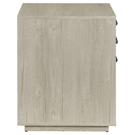  Coaster Furniture Loomis 805882 3-Drawer Home Office File Cabinet - Whitewashed Grey IMAGE 11