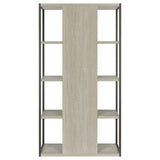 Coaster Furniture Loomis 805883 72-inch 4-shelf Bookshelf - Whitewashed Grey IMAGE 7