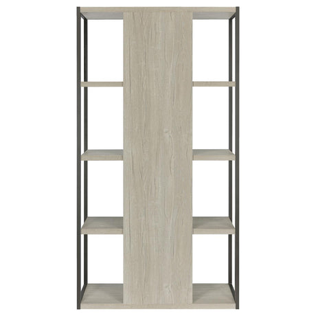  Coaster Furniture Loomis 805883 72-inch 4-shelf Bookshelf - Whitewashed Grey IMAGE 7