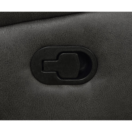  Coaster Furniture Lawrence 603506 Upholstered Padded Arm Glider Recliner - Charcoal IMAGE 6