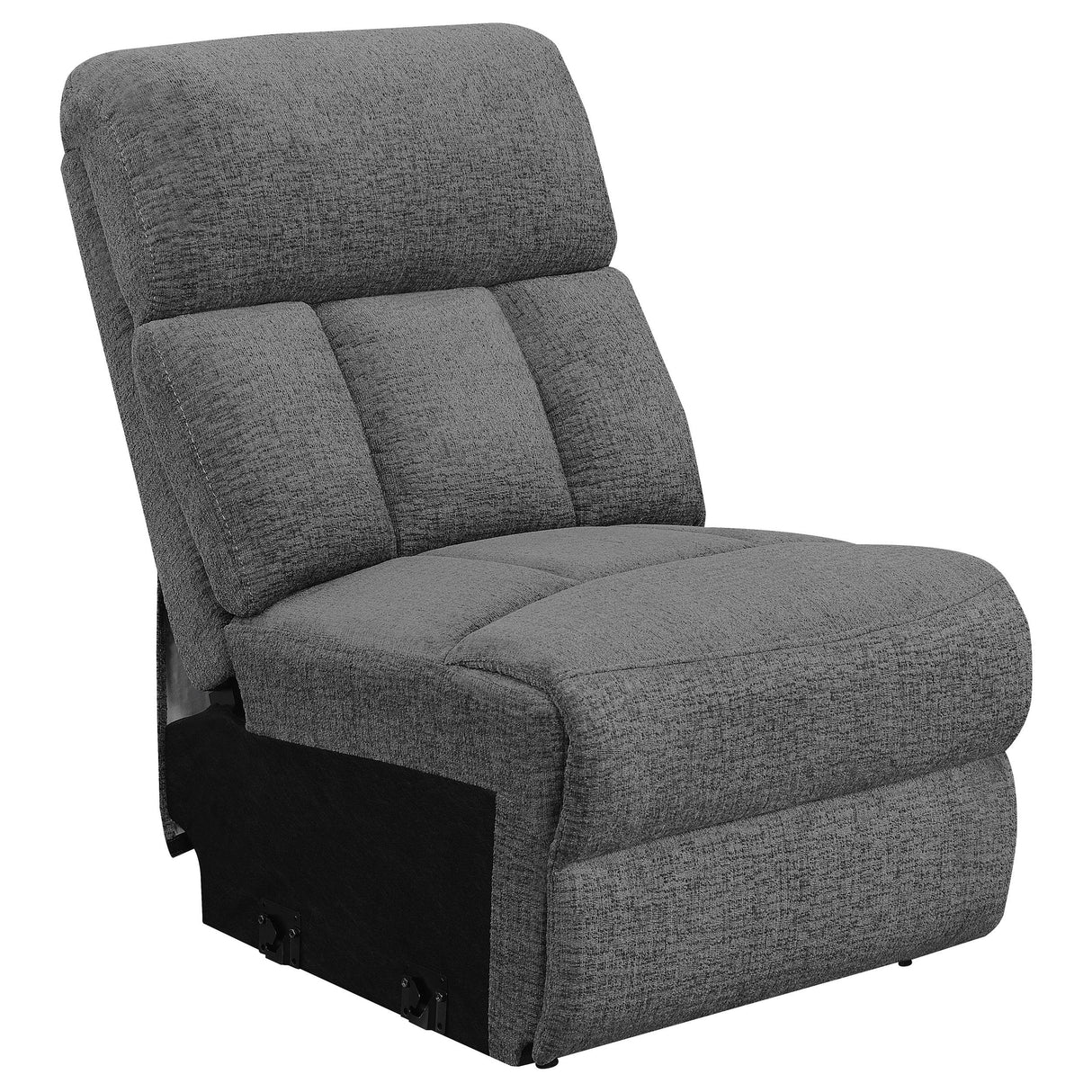  Coaster Furniture Bahrain 609541 Upholstered Motion Sofa - Charcoal IMAGE 6