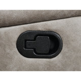  Coaster Furniture Greer 651353 Upholstered Swivel Glider Recliner Chair - Taupe IMAGE 6