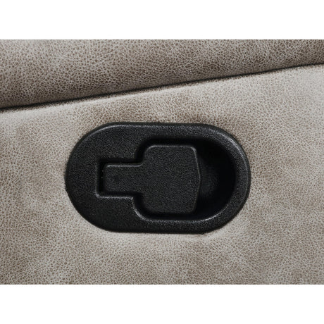 Coaster Furniture Greer 651353 Upholstered Swivel Glider Recliner Chair - Taupe IMAGE 6
